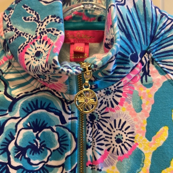 NWOT Lilly Pulitzer Popover, Blue, XXS - Picture 4 of 4